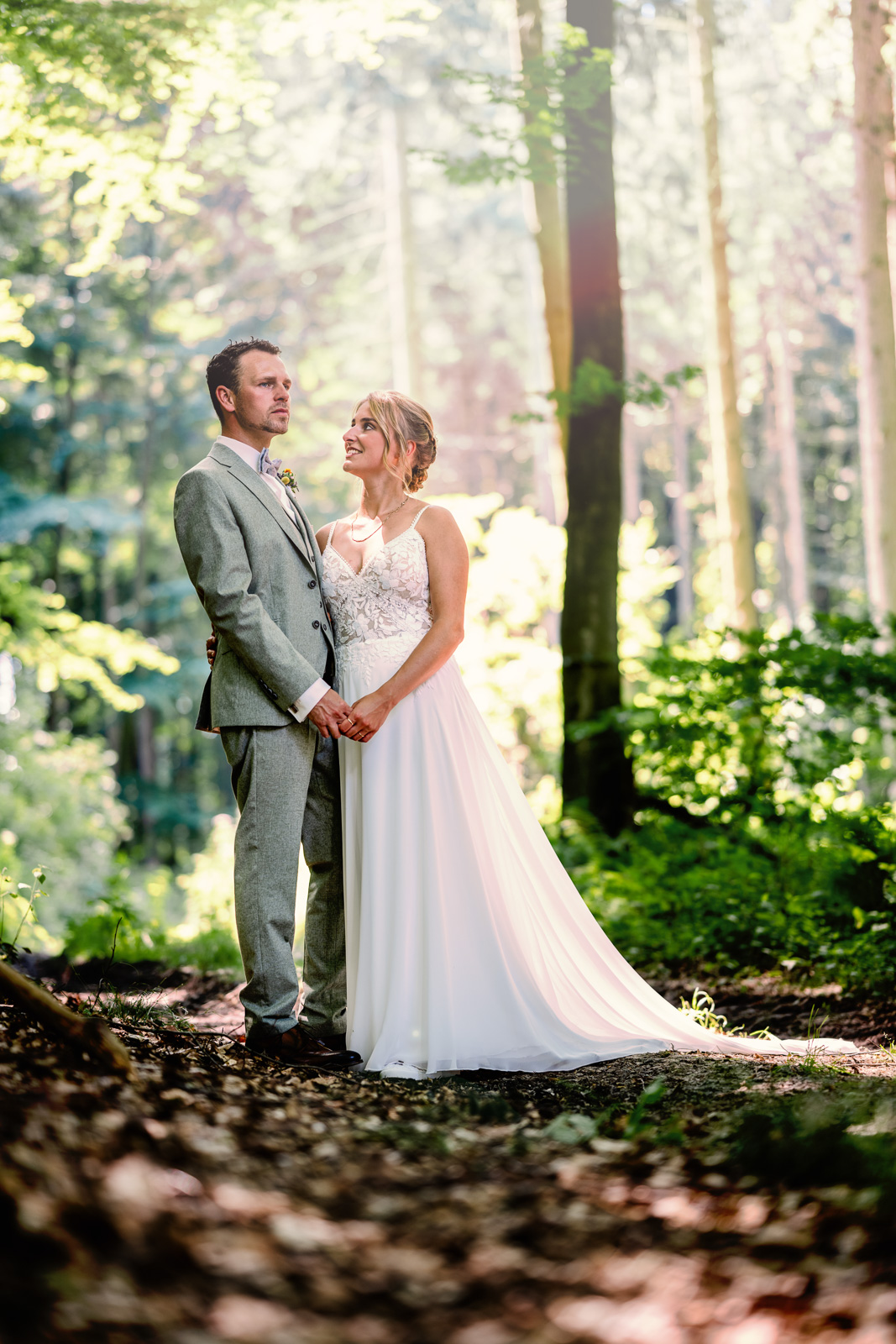 Brautpaar im Wald bei Osnabrück